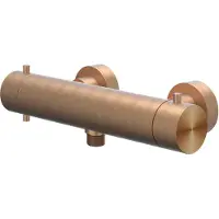 Ivy Aia Douchethermostaatkraan Concord Opbouw Cooltouch RVS316 Geborsteld Mat Koper PVD