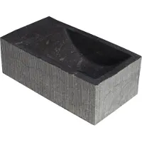 Forzalaqua kalmar xs hardsteen gefrijnd zonder kraangat links 29x16x10 cm