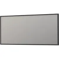 Ink Spiegel sp18 rechthoek in stalen kader 180x4x80 cm mat zwart