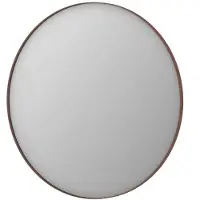 Ink SP15 Spiegel Rond Geborsteld Koper Aluminium Kader 100 x 3,5 cm