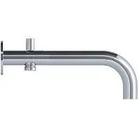 Hotbath Baduitloop pal met omstel 22.5 cm chroom
