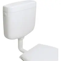 Plieger Rhein Laaghangend Reservoir - Single Flush - Wit - Stortbak