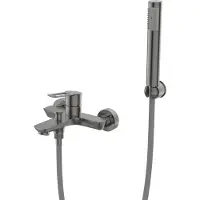 Sanimar Bad/douchekraan tirreno compleet gunmetal