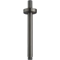 Wiesbaden UniMatch douchearm met plafondbevestiging 20 cm gunmetal