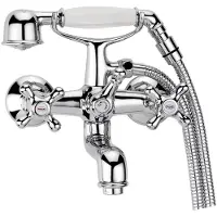 A&n&a aqualine Badmengkraan Victoria met Handdouche 2-knop 15.9 cm Chroom