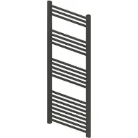 Boss & Wessing Designradiator bws vertico multirail 120x50 cm antraciet zij-onderaansluiting