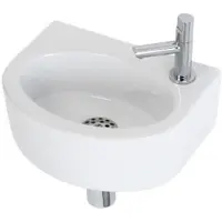 Plieger Fonteinset orlando wit 30x22x11 cm kraangat rechts