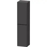 Duravit Hoge kast d-neo kolomkast wand 176 cm rechtsdraaiend mat grafiet