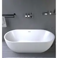 Ideavit Ligbad thalia vrijstaand arcryl 170x80x60 cm wit mat