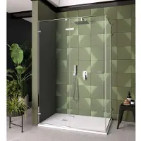 Lacus Zijwand s. Pietro 80x200 cm aluminium profiel chroom