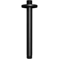 Brauer Plafonduitloop Black 20 cm Mat Zwart