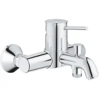 GROHE Badkraan start classic met omstel met koppelingen chroom