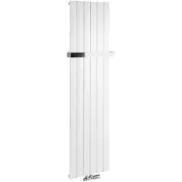 Sapho Designradiator colonna recht middenaansluiting 45x180 cm 910w wit
