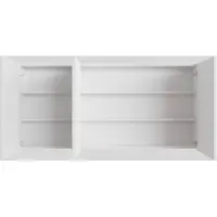 Boss & Wessing Spiegelkast bws cube 150x70x16 cm 3 deuren mat wit