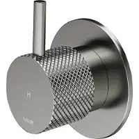 Hotbath Cobber X CX010HEXT Afbouwdeel - Inbouw Stopkraan Warm Geborsteld Nikkel - Kranen, Douchekranen, Inbouw Douchekranen - 8720143179402 - Kranen, Douchekranen, Inbouw douchekranen