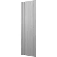 Plieger Designradiator cavallino retto enkel 1332 watt middenaansluiting 200x60,2 cm pearl grey