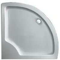 Plieger Luxury Douchebak - Acryl - Kwartrond - 90 cm X 90 cm X 18.5 cm - Wit - 20 jaar - garantie