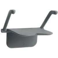 Etac Douchezitting relax met armsteunen 39x45 cm voor muurbevestiging kunststof grijs