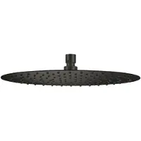 Qisani Hoofddouche flow ø 25 cm geborsteld mat zwart