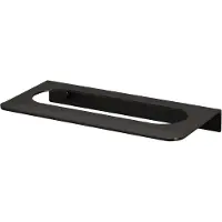 Haceka Redefine handdoekhouder 25cm mat zwart