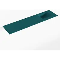 Mondiaz LEX Smag solid surface inleg wastafel voor toiletmeubel 120cm. Positie wasbak rechts
