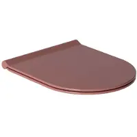 Salenzi Toiletzitting form slim met softclose glans roze