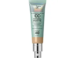 IT Cosmetics Your Skin But Better CC+ Natural Matte SPF40 Foundation - Matte & Stralende Finish - Medium Tan - 32ml