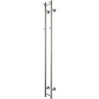 TVS Tweedekans - elektrische radiator eldo 2 edelstaal met timer 140x13.5 cm