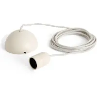 HAY Hanglamp Common, dimbaar, wit / opaal, Woon-/ Eetkamer, Kunststof, hanglamp