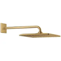GROHE Regendoucheset rainshower mono cube 31 cm met wandarm cool sunrise geborsteld