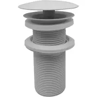 Wiesbaden UniMatch open afvoerplug verlengd 5/4" mat wit