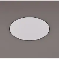 HiPP Spiegel design spv 8500 ovaal met frame mat zwart