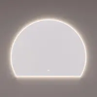 HiPP Spiegel Design SPV SL Halfrond Met Verlichting Incl. Spiegelverwarming (Alle Maten)