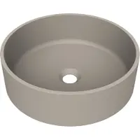 Arcqua case opbouw waskom rond 40 mat klei