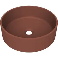 Arcqua Case waskom - rond - 40cm - mat terracotta WAS754700
