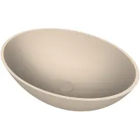 Arcqua Prince Opbouw Waskom Ovaal 49x34 Mat Zand