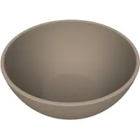 Arcqua Waskom Prince Opbouw 38x14 cm Rond Mat Truffel