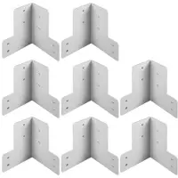 Vevor Hoekbeugels 8 st. Hoekverbinding Verzinkt Staal Angle Bracket Joist Timber