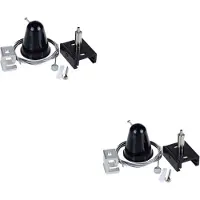 BES LED Spanningsrail Ophangset 2 Pack - Facto - 3 Fase - 1 Meter - Zwart