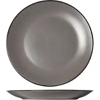 COSY&TRENDY Cosy & Trendy Ontbijtbord / Dessertbord Speckle Grijs – Ø 19,5 cm – Bevat 1 ontbijtbord / dessertbord – Grijs aardewerk met speckle effect – Vaatwasser- en Magnetronbestendig – Stapelbaar