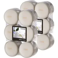 Conpax Candles Geur theelichtjes/waxinelichtjes - Maxi - 24x - Fresh Linen aroma - 8 branduren