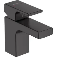 Hansgrohe Vernis Shape - Wastafelmengkraan - Ééngreeps bediening - Zonder waste - 70mm maat - Mat Zwart