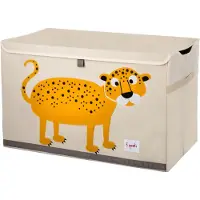 3 Sprouts Opbergdoos - 38x61x37 - Leopard - - OneSize - Opbergkisten