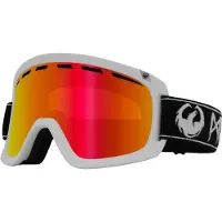 Dragon - Skibrillen - D1 OTG Mikkel Bang - Lumalens Red Ion + Clear voor Unisex van Wol - Wit