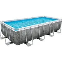 Ramiz Power Steel ovaal zwembad - 549 x 274 x 122 cm - met filterpomp en accessoires