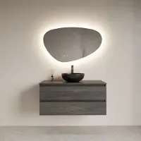 Boss & Wessing Spiegel Gliss Design Trendy Organisch LED Verlichting 60cm