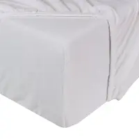 DoubleDry Molton hoeslaken matrasbeschermer 180x200 cm badstof stretch -
