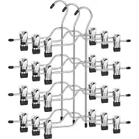 Mazazu MIRA Home - Broekenhanger - Kleerhanger - Zilver - Metaal - 3st