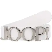 JOOP! Riem Leer 90 cm zilverkleurig