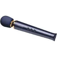 Le Wand Petite - oplaadbare luxe wand vibrator - blauw